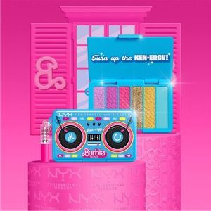 NYX Barbie On The Go - Turn Up The Ken-Ergy! Eyeshadow palette NEW IN BOX